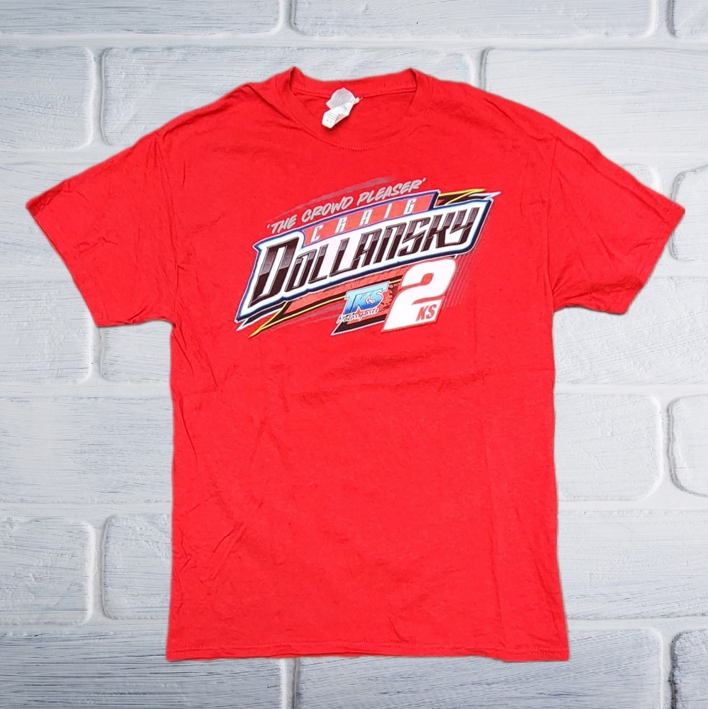 🏁 Vintage Craig Dollansky Racing T-Shirt 2ks Men's size Medium 🏁